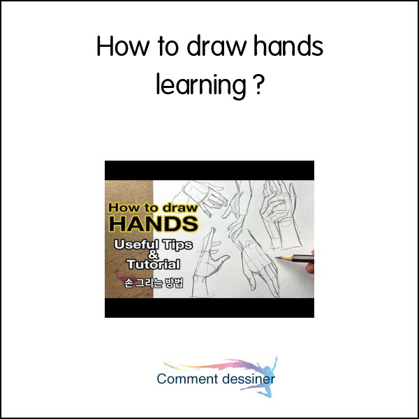 How to draw hands learning